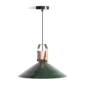 Lustra verde/roz din metal Beth Vical Home