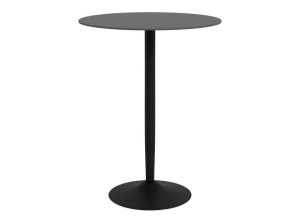Masa bar din ceramica neagra 80 cm Malta Quiet Object