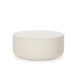 Masa de cafea alba din ciment 90 cm Taila Thai Natura