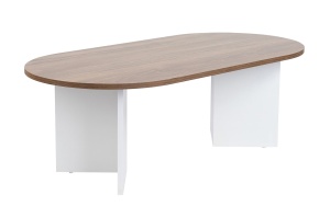 Masa de cafea alba/neagra 60x119 cm Sable Nordure