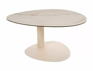 Masa de cafea bej din metal 74x74 cm Ciao The Home Collection