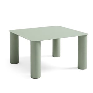 Masa de cafea din metal verde deschis 70x70 cm Liv Quiet Object