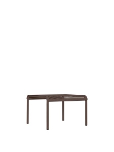 Masa de cafea exterior maro ciocolata din metal 57x57 cm Dapple Ferm Living