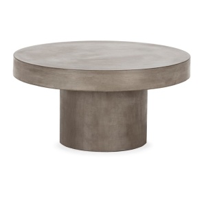 Masa de cafea gri din ciment 91 cm Davis Thai Natura