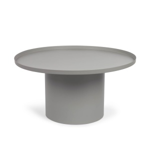 Masa de cafea gri din metal 72 cm Fleksa Kave Home