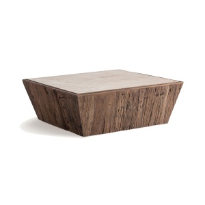Masa de cafea maro din lemn 100x100 cm Markem Vical Home