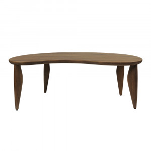 Masa de cafea maro din lemn 60x117 cm Feve Ferm Living