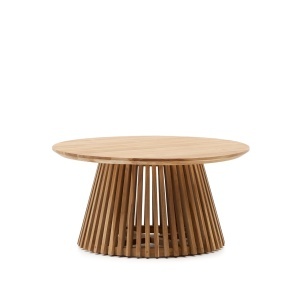 Masa de cafea maro din lemn 80 cm Jeanette Kave Home
