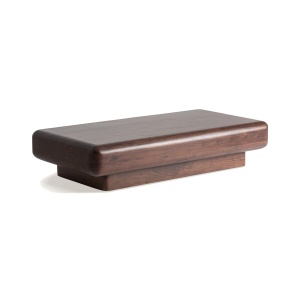 Masa de cafea maro din lemn 80x160 cm Flers Vical Home
