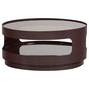 Masa de cafea maro din metal 70 cm Sero Woood
