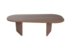 Masa de cafea maro inchis 65x130 cm Ovalis Nordure