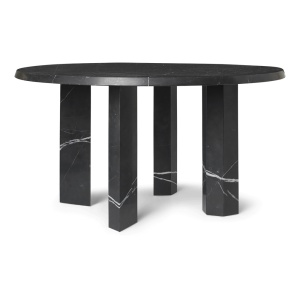 Masa de cafea neagra din marmura 67 cm Taula Ferm Living