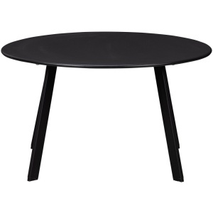 Masa de cafea neagra din metal 70 cm Fer Woood