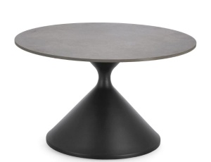 Masa de cafea neagra din metal 70 cm Joona Bizzotto
