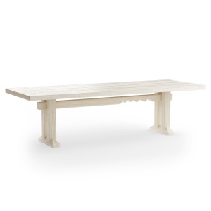 Masa dining bej perla din lemn 100x280 cm Forma HKliving