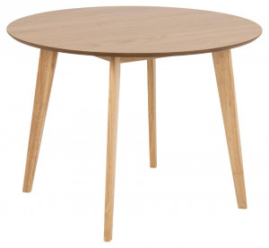 Masa dining din lemn maro 105 cm Roxby Quiet Object