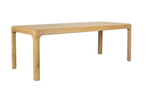 Masa dining din lemn maro 90x220 cm Oever Zuiver