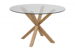 Masa dining din metal maro 119 cm Heaven Quiet Object