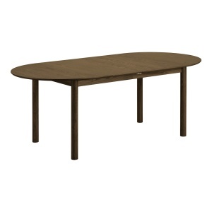 Masa dining extensibila din lemn maro inchis 100x200(250)(300)cm Bundaberg House Nordic