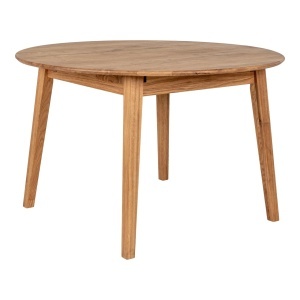 Masa dining extensibila maro din lemn 118(158) cm Metz House Nordic