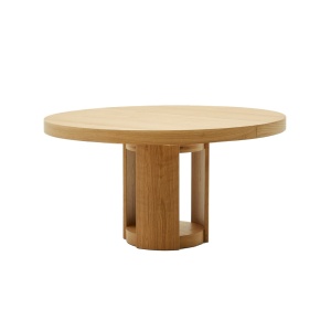 Masa dining extensibila maro din lemn 150(200) cm Artis Kave Home