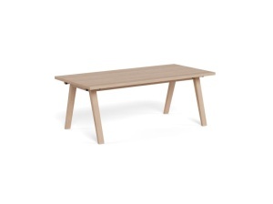Masa dining extensibila maro din lemn 95x200 cm A-Line Quiet Object