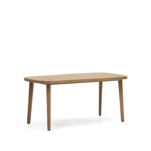 Masa dining exterior maro din lemn 90x170 cm Maset Kave Home