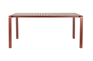 Masa dining exterior rosie din metal 88x169 cm Vondel Zuiver