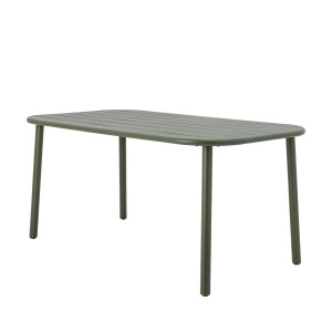 Masa dining exterior verde din metal 90x160 cm Calana Bloomingville