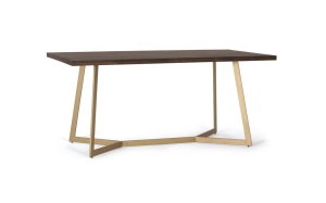 Masa dining maro/aurie din lemn 100x200 cm Bora Bora Giner y Colomer
