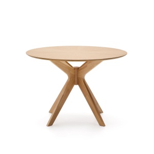 Masa dining maro din lemn 100 cm Naanim Kave Home