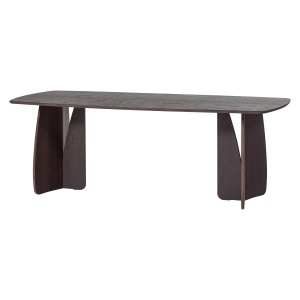 Masa dining maro din lemn 100x220 cm Veere Woood