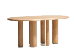 Masa dining maro din lemn 105x180 cm Mailen Kave Home