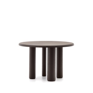 Masa dining maro inchis din lemn 120 cm Mailen Kave Home