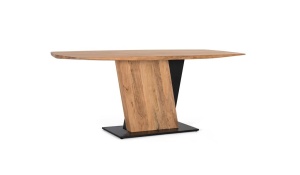 Masa dining maro/neagra din lemn 100x240 cm Vale Giner y Colomer