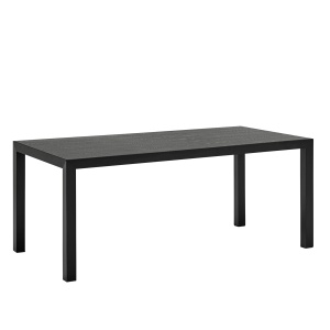 Masa dining neagra 90x180 cm Alma Teulat