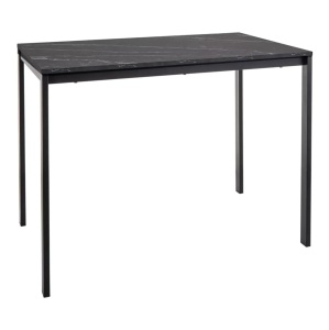 Masa dining neagra din metal 60x100 cm Mario The Home Collection