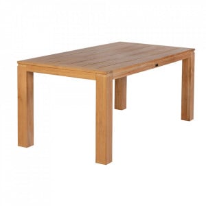 Masa dining pentru exterior din lemn de tec 90x160 cm Stella Exotan