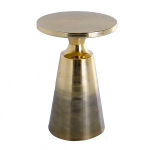 Masa laterala din metal auriu 38 cm Abstract The Home Collection