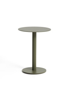 Masa laterala exterior verde din metal 45 cm Asinara Kave Home