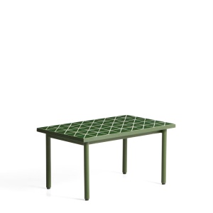 Masa laterala exterior verde din metal 51x81 cm Maurina Kave Home