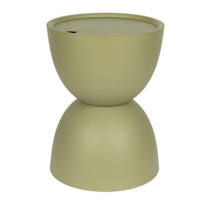 Masa laterala exterior verde din plastic 34 cm Mara Quiet Object