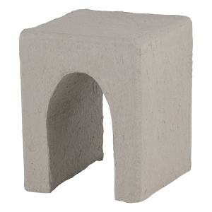 Masa laterala gri din hartie 35x40 cm Tovi Woood