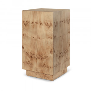Masa laterala maro din lemn 35x35 cm Burl Ferm Living