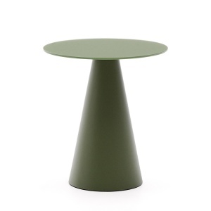 Masa laterala verde din metal 50 cm Wilshire Kave Home