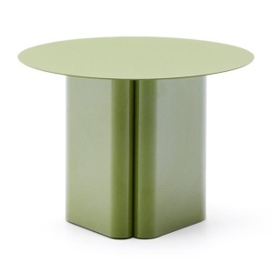 Masa laterala verde din metal 55 cm Arvin Kave Home
