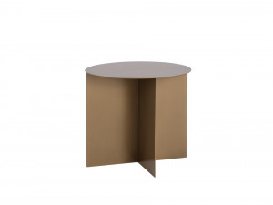 Masuta aurie pentru cafea din metal 50 cm Oli Gold Round Custom Form