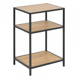 Noptiera din metal negru Seaford Ale Quiet Object