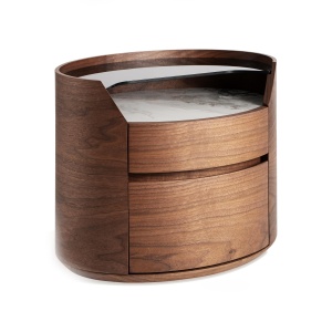 Noptiera maro/alba din ceramica Lecco Vical Home