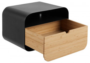 Noptiera maro/neagra din bambus Joliet Quiet Object